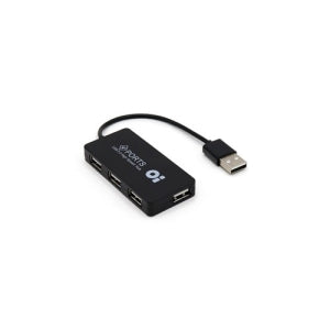 BROBOTIX HUB USB V2.0 4 PUERTOS BROBOTIXPERP BASICO NEGRO