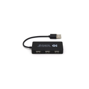 BROBOTIX HUB USB V2.0 4 PUERTOS BROBOTIXPERP BASICO NEGRO