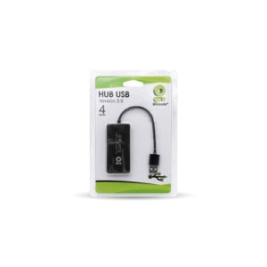 BROBOTIX HUB USB V2.0 4 PUERTOS BROBOTIXPERP BASICO NEGRO
