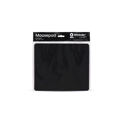 Mousepad 497264 Brobotix, 24 x 20cm, Grosor 1mm, Negro
