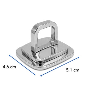 BRobotix Ancla de Escritorio para Candado de Laptop, Plata