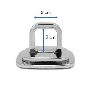 BRobotix Ancla de Escritorio para Candado de Laptop, Plata