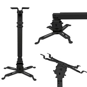 Brobotix Soporte Brazo para proyector techo-pared expandible de 43 a 63 Centímetros, color negro
