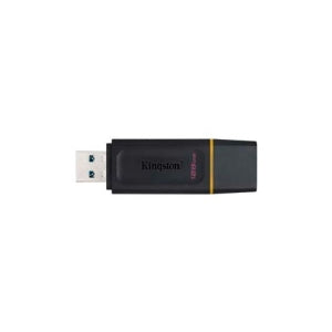 Memoria USB de 128gb color Negro/Amarillo.