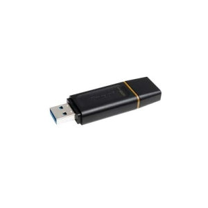 Memoria USB de 128gb color Negro/Amarillo.