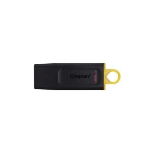 Memoria USB de 128gb color Negro/Amarillo.