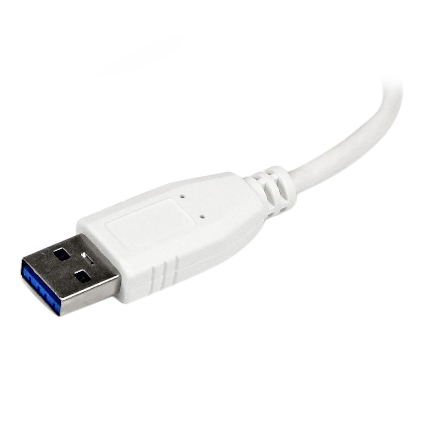 Adaptador concentrador Hub USB 3.0 STARTECH (5Gbps) Super Speed para Laptop de 4 Puertos Salidas - Blanco