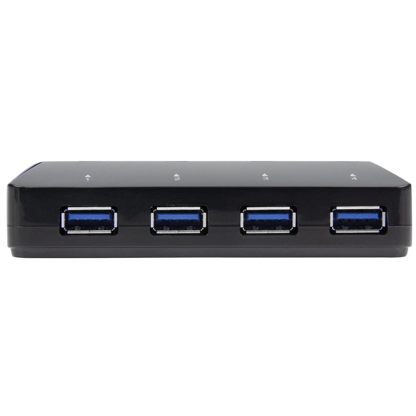 Concentrador USB 3.0 STARTECH de 4 Puertos - 5Gbps - Hub con Puertos de Carga y Sincronización - 1 Puerto de 2.4A,color negro