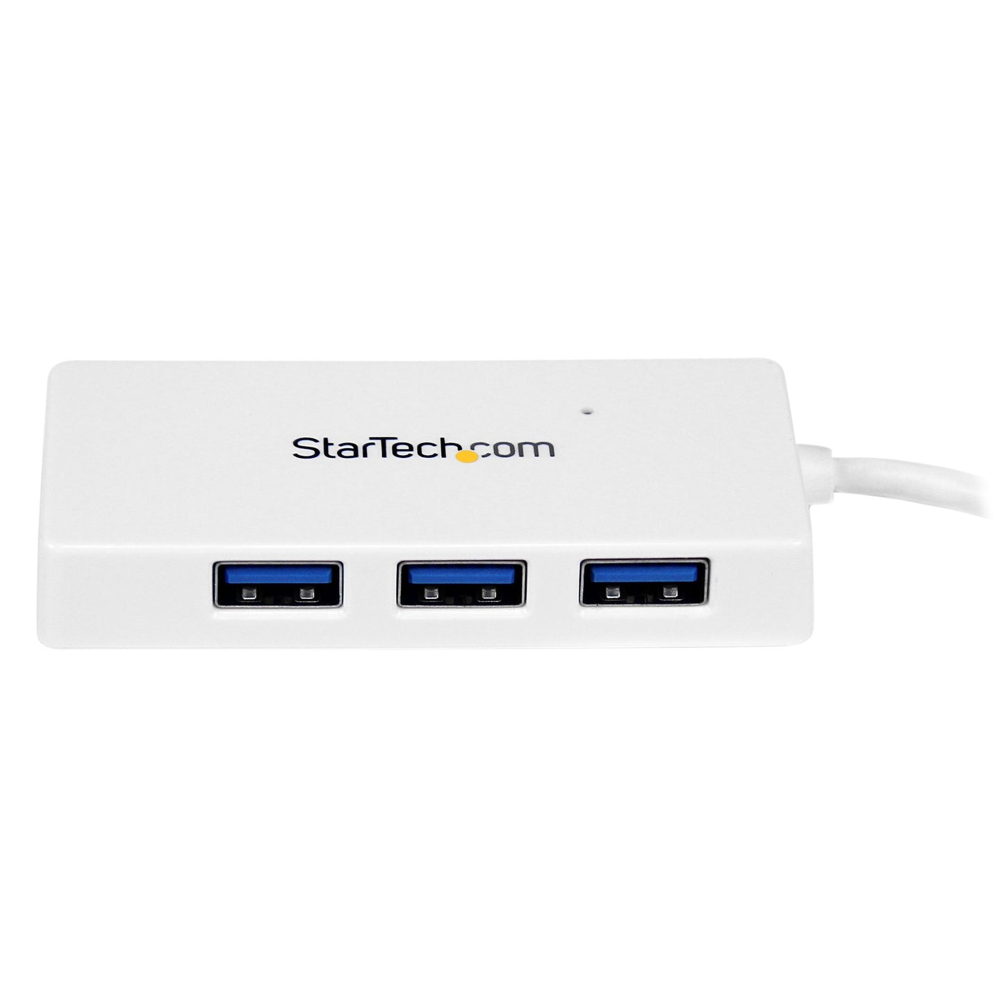 Adaptador concentrador Hub USB 3.0 STARTECH (5Gbps) Super Speed para Laptop de 4 Puertos Salidas - Blanco