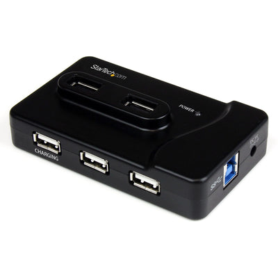 Adaptador Concentrador HUB USB 3.0 de 4 puertos, para PC y MAC
