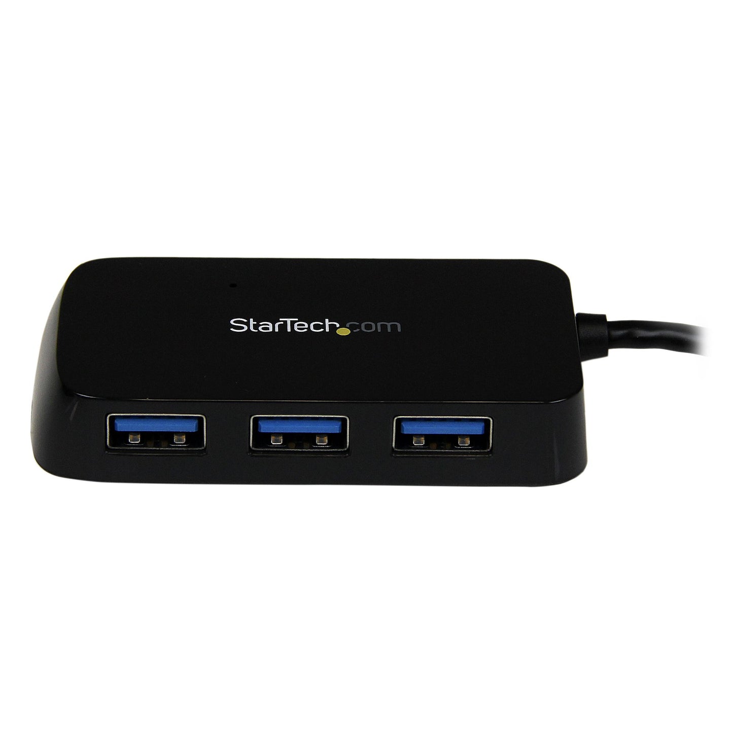 Adaptador Concentrador Hub USB 3.0 (5Gbps) STARTECH, 4 puertos para laptop, color negro