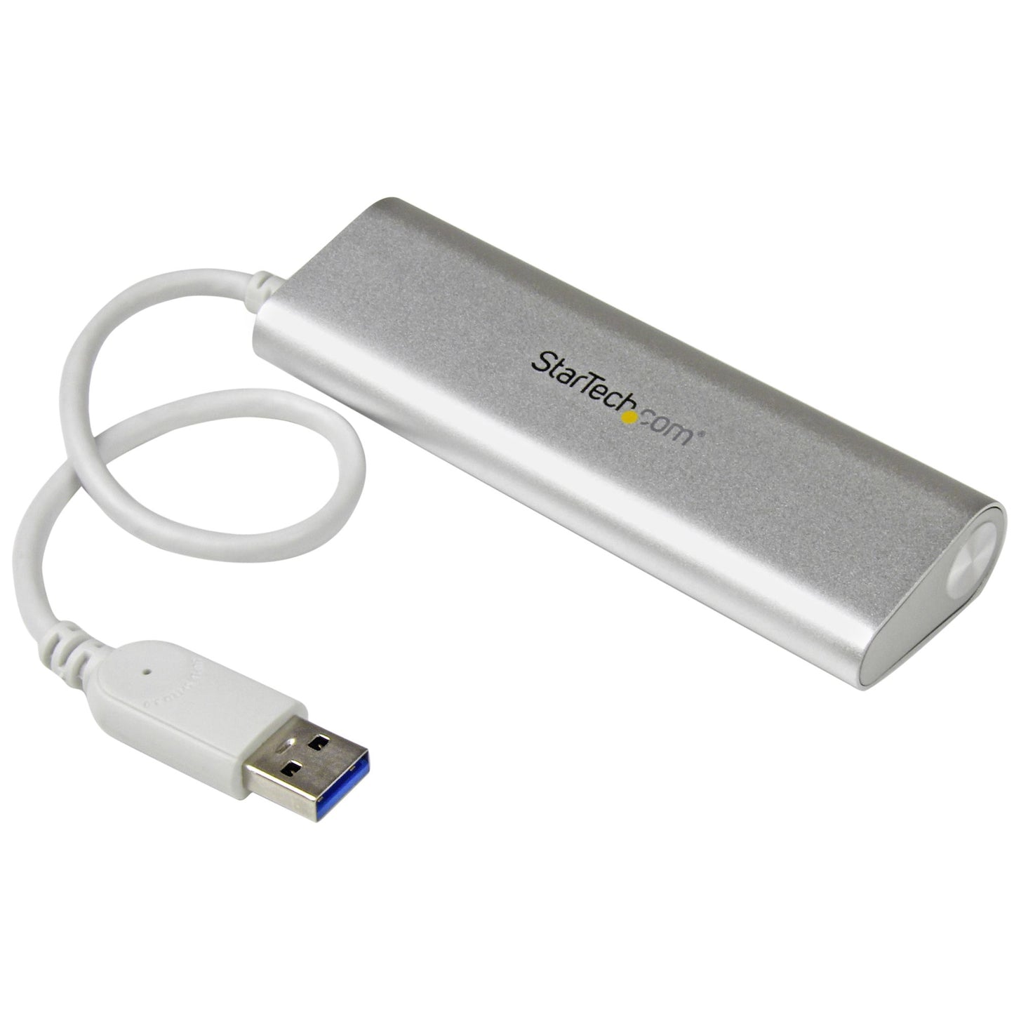 Concentrador Portátil USB 3.0 STARTECH de 4 Puertos - 5Gbps - Hub con Cable Incorporado - 4 puertos
