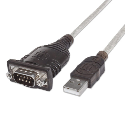 Cable Adaptdor/Convertidor Serial A, USB, 45cm, Chip Prolific PL-2303, DB9, RS232, Extremo Secundario: USB 2.0 & Type A