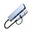 Hub USB V3.0: Conector Dual Tipo A / Tipo C A 4 Puertos Tipo A, Plata BROBOTIX