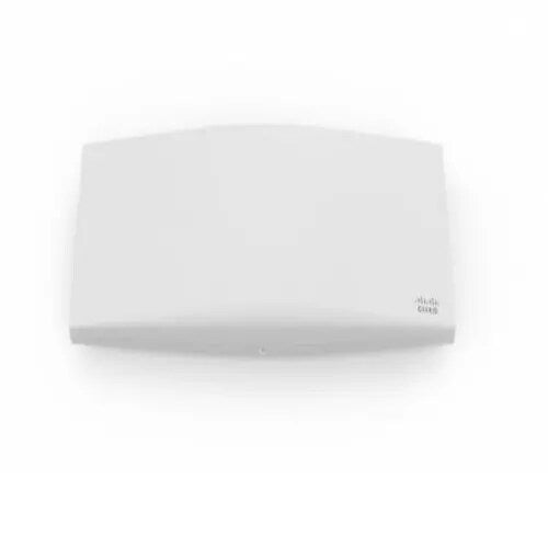Meraki MR46 Wi-Fi 6 Indoor AP, res radios: 2.4 GHz and 5 GHz, and Bluetooth® Low Energy/IoT radio