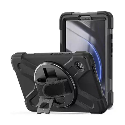 Funda de uso rudo, correa y girocase 360 para Samsung Galaxy Tab A9 X110 BRobotix