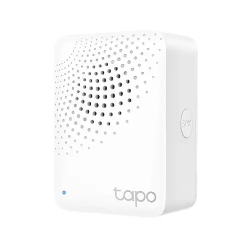 Hub de Hogar Inteligente TP-Link Tapo H100 | Hasta 64 Dispositivos Tapo | Alarma Integrada | Timbre Inteligente | Protocolo Sub-GHz de Largo Alcance | SKU TAPO H100