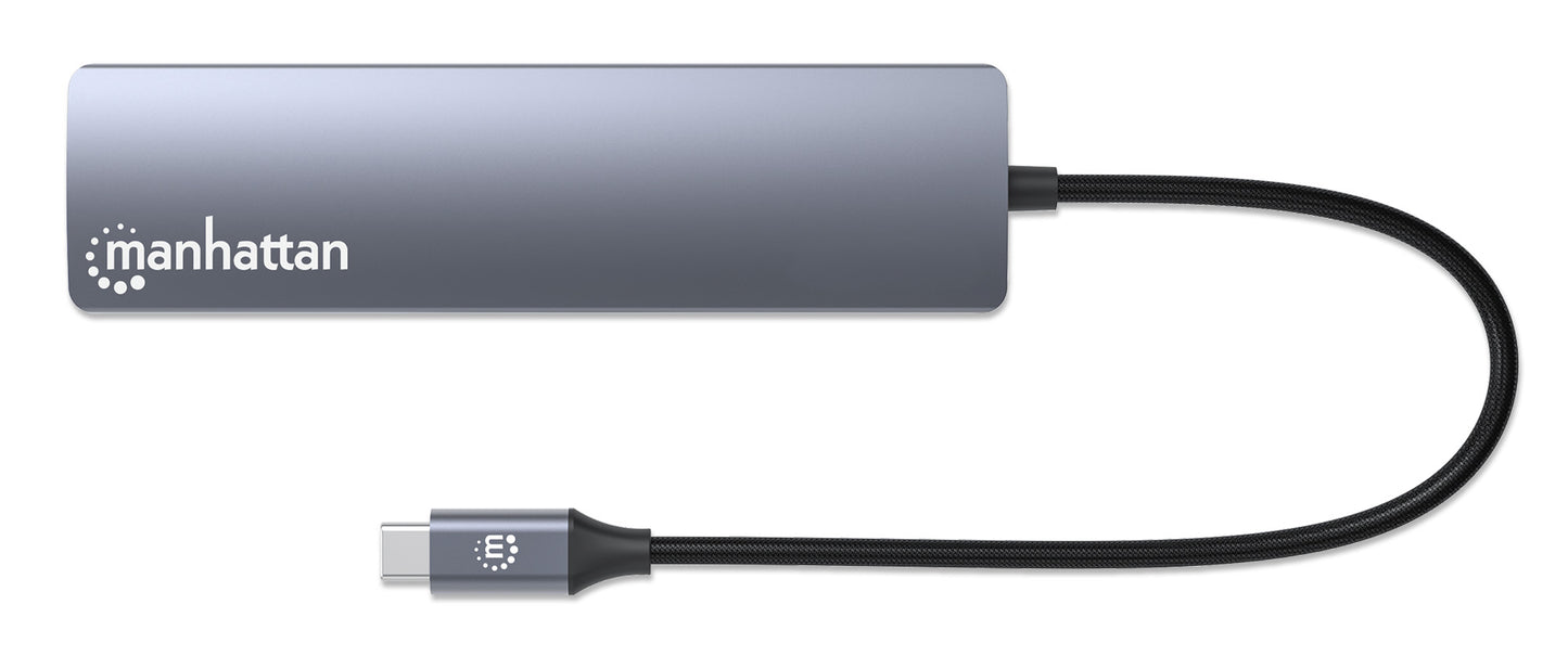LM-Hub Manhattan USB-C Macho 2x USB-A 1x