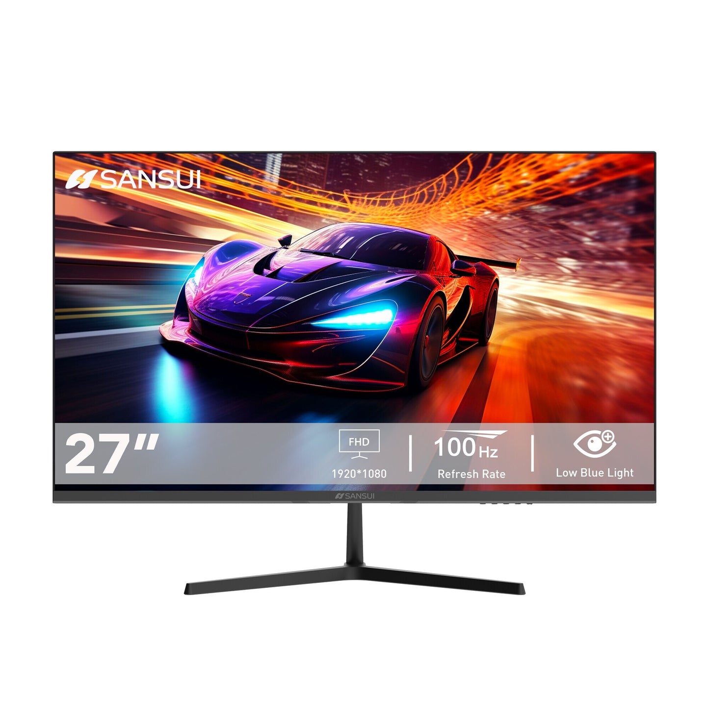 Monitor Sansui Business & Light Gaming, 27", Display IPS, 16:9, FHD, 1000:1, VGA, HDMI