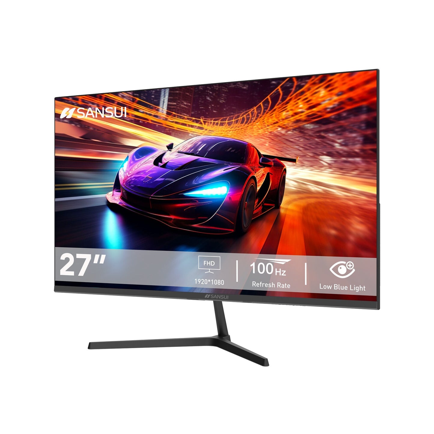 Monitor Sansui Business & Light Gaming, 27", Display IPS, 16:9, FHD, 1000:1, VGA, HDMI