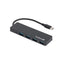 Hub TechZone 4 en 1, USB 3.0, Tipo C