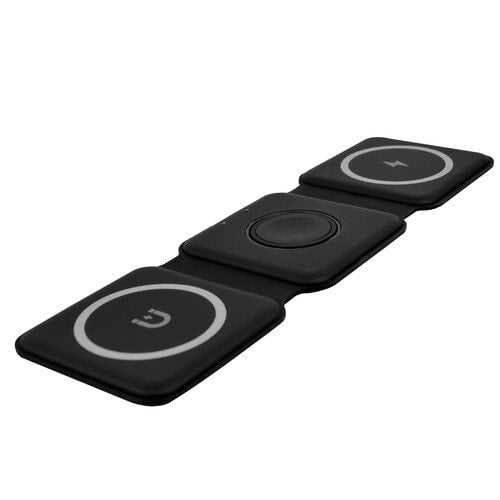 Cargador Inalámbrico, 3 en 1 Carga, Rápida Plegable