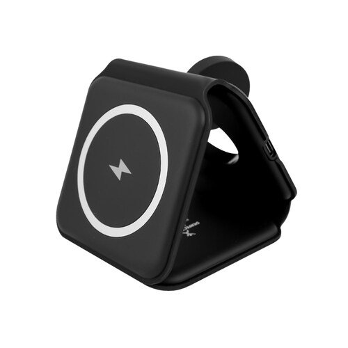 Cargador Inalámbrico, 3 en 1 Carga, Rápida Plegable