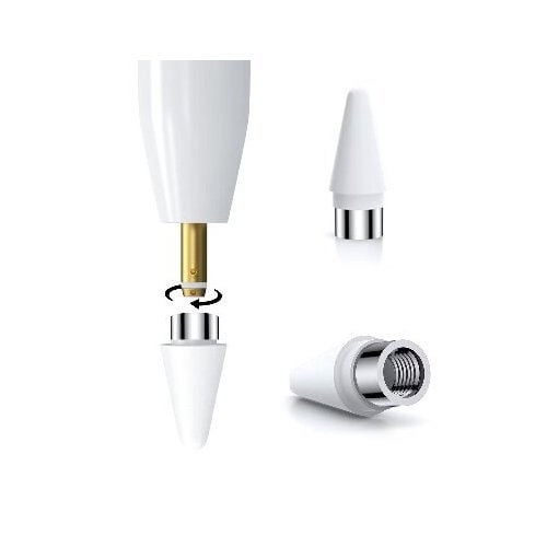 Pluma Stylus Activa BRobotix, Bluetooth, Batería Recargable USB-C, 2 Repuestos, Blanco