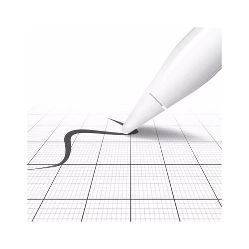 Pluma Stylus Activa BRobotix, Bluetooth, Batería Recargable USB-C, 2 Repuestos, Blanco
