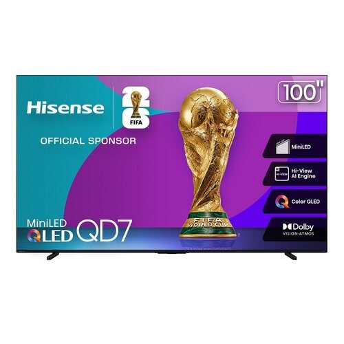 Pantalla Hisense de 100 pulgadas QLED, 4k