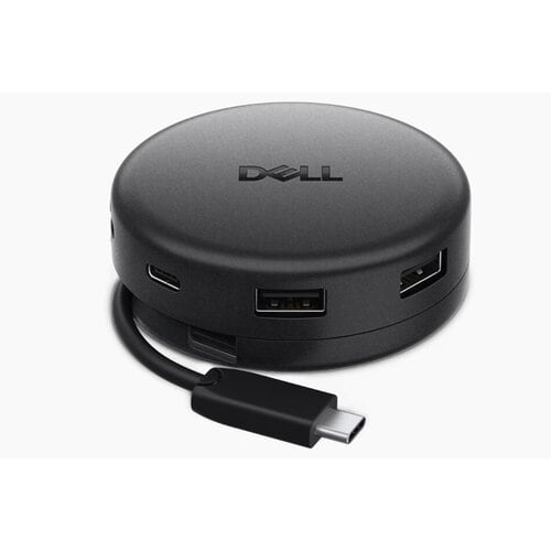 Adaptador de viaje USB-C 7 en 1 Dell Pro, Color Negro, 3 años de garantía