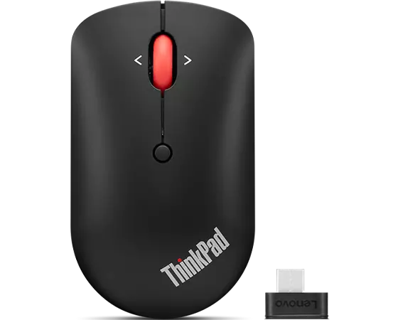 Mouse Thinkpad 4Y51D20849 Lenovo, Inalámbrico, Negro con rojo