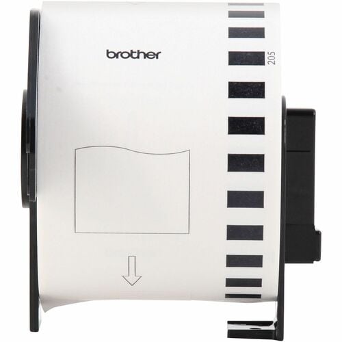 Cinta para etiquetas Brother, Blanco, Térmica, 62MM X 30.4M