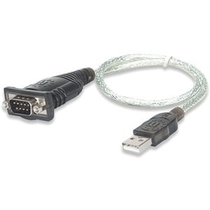 Cable adaptador convertidor de USB a puerto Serie longitud de 45 cm