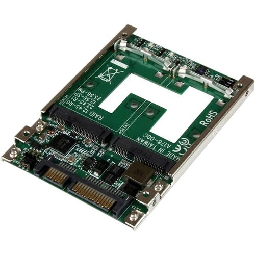 Adaptador Convertidor de SSD mSATA Doble a SATA RAID de 2.5 Pulgadas
