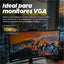 Convertidor HDMI a VGA + Audio 3.5mm Manhattan 151559 | 1080p | Activo | Para Conectar Laptop HDMI a Proyector o Monitor VGA Heredado | SKU 151559