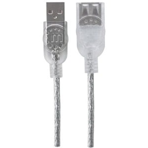 Cable USB 2.0 Tipo A a Tipo B Manhattan 336314 | 1.8 m | Para Impresora, Scanner y Hub USB | Blindado | Contactos Bañados en Oro | Plateado | Garantía 5 Años | SKU 336314