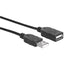 Cable Extensión USB 2.0 Manhattan 338653 | USB-A Macho a USB-A Hembra | 1.8 m | 480 Mbps | Para Receptor Inalámbrico, Webcam y Dongle | Negro | Garantía de por Vida | SKU 338653
