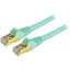 Cable Ethernet, Cat6a, StarTech, 11m,  Aguamarina, 10Gbit/s