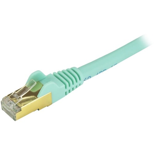 Cable Ethernet, Cat6a, StarTech, 11m,  Aguamarina, 10Gbit/s