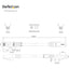 Cable Ethernet, Cat6, StarTech, 3m, Negro, 10Gbit/s