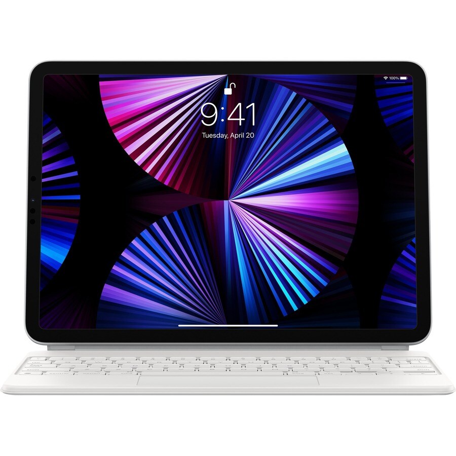 Magic Keyboard Apple para el iPad Pro de 11" 4a gen y el iPad Air 5a gen, Inglés, Blanco