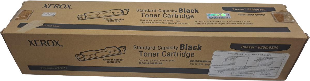 106R01076 Cartucho de Tóner Xerox Negro (ÚLTIMA PIEZA)