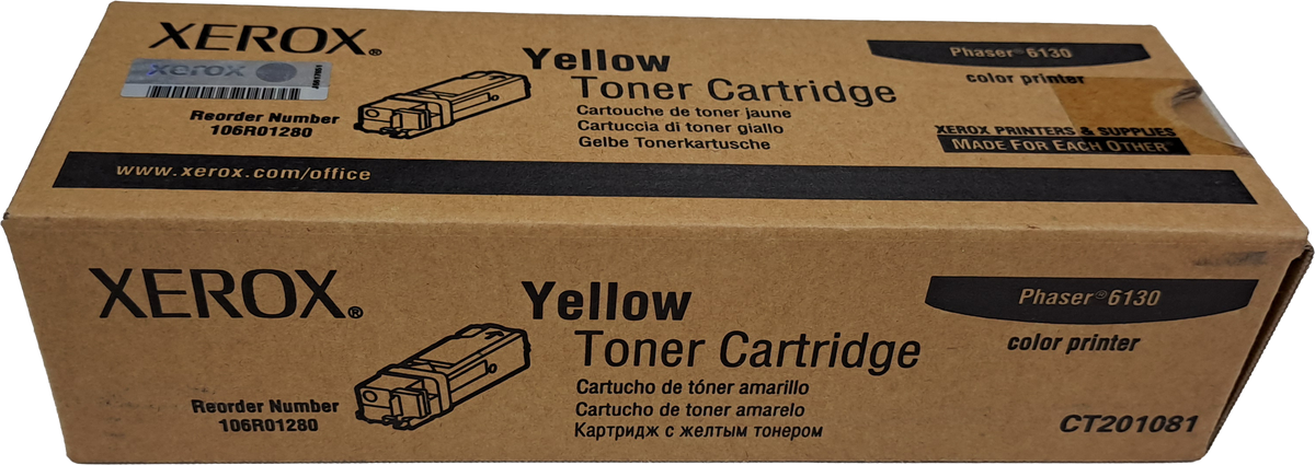 106R01280 Cartucho de Tóner Xerox Amarillo