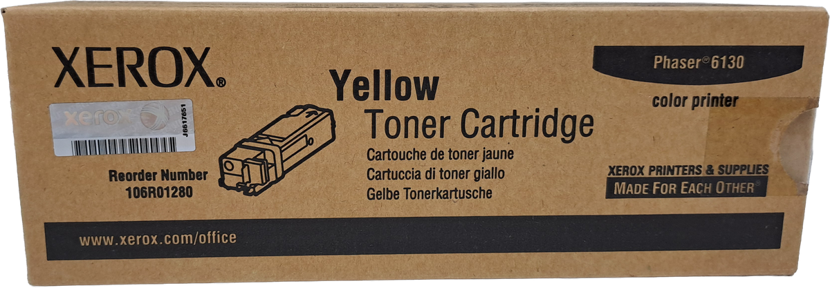 106R01280 Cartucho de Tóner Xerox Amarillo