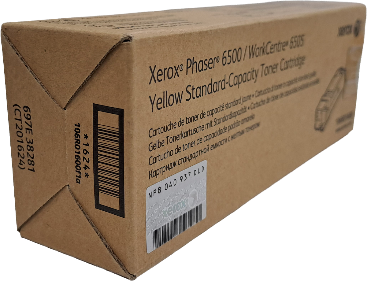 106R01600 Cartucho de Tóner Xerox Amarillo (ÚLTIMA PIEZA)