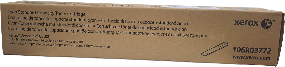 106R03772 Cartucho de Tóner Xerox Cian (ÚLTIMA PIEZA)