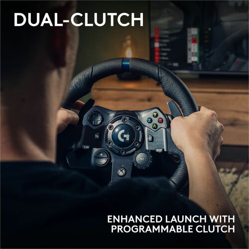Volante + Pedales Logitech G923 TrueForce Alámbrico USB Negro para Xbox
