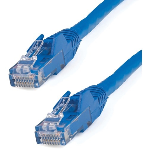Cable Ethernet, Cat6, StarTech, 15m, Azul, Sin enganche, 10Gbps