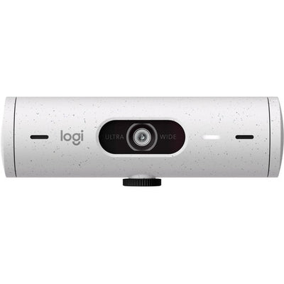 Cámara Web Logitech  BRIO, UBS tipo C, 4x Zoom Digital, Micrófono, Blanco
